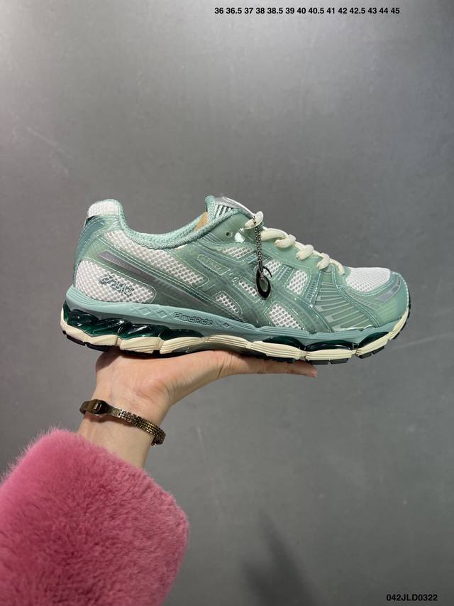 230 公司级Asics Gel-Kayano 12.1公司级版本 亚瑟士运动休闲透气专业跑鞋 采用工程弹性双层再生针织密度鞋面材质 后跟3D可视Gel缓震乳胶