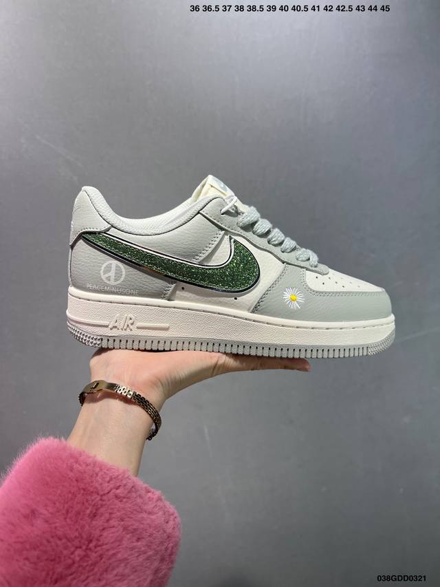 250 公司级Nike Air Force 1 ‘07 Low “联名”空军一号 低帮 运动鞋 休闲鞋 折边针车 工艺难度大 原楦头原纸板 原装鞋盒 定制五金配