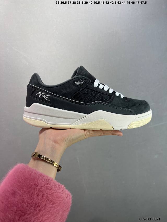 180 公司级Jordan Flight Court Decides War X Nike Jordan Flight Court Ate 搭防滑耐磨 低帮 耐