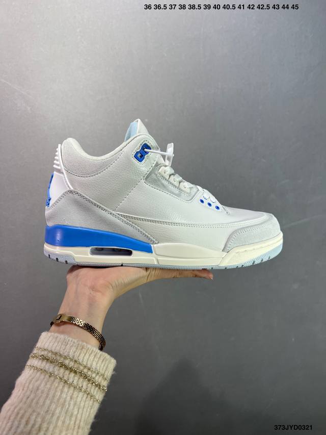 200 公司级Air Jordan 3 Retro Aj3/乔3 复古休闲运动文化篮球鞋。 首次使用经典传神Jump Man Logo 并创新使用后掌可视气垫。