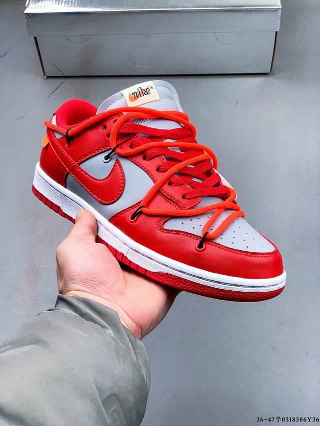250 公司级！Off-White X Futura X Nike Dunk Low 三方联名#全新联名以白绿色为主调，设计风格与此前曝光的三方联名相同，只不过