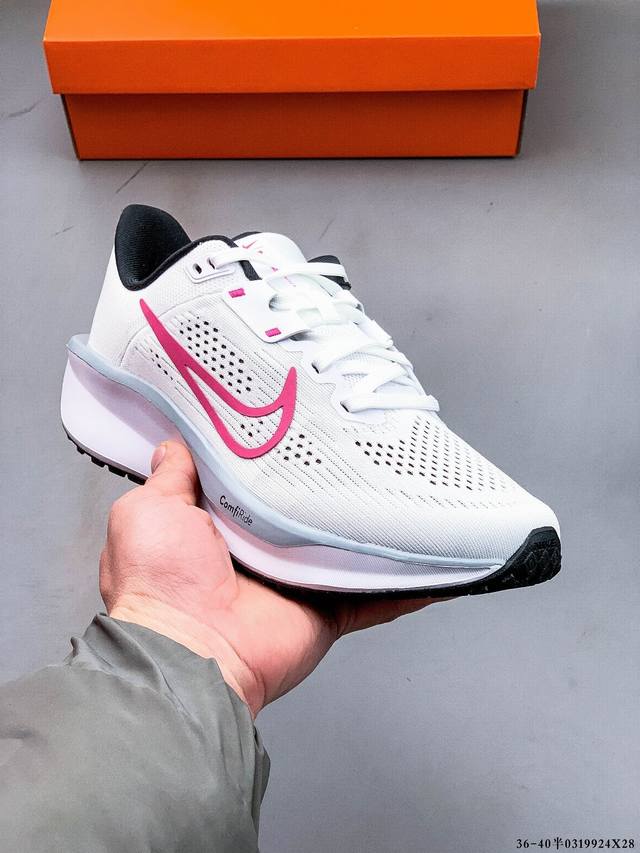 200 公司级！Nike Quest 6极速6代网面透气 时尚休闲跑步鞋 简约高科技设计采用多层材料，为双足带来凉爽感受和稳固体验时尚鞋面搭配中足包覆设计，提供