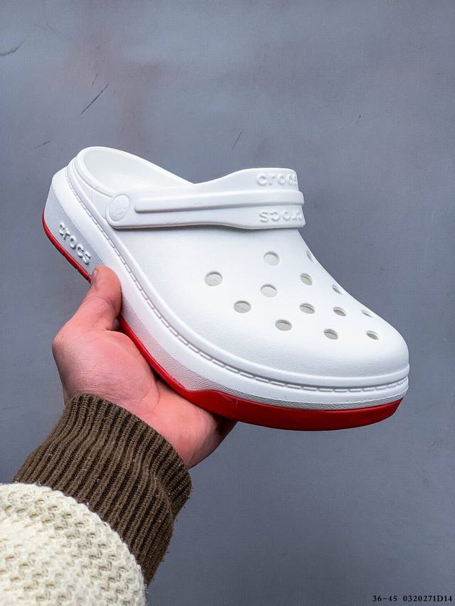 100 crocs卡骆驰洞洞鞋 夏季包头沙滩鞋拖鞋 0320271D14
