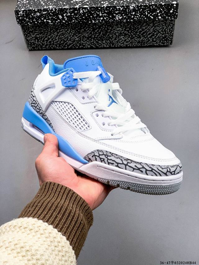 300 公司级头层！耐克Nike Air Jordan Spizike Low"斯派克李混合系列低帮休闲运动文化篮球鞋 0320240B44