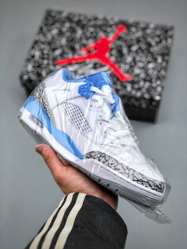 390支持放店 Jordan Spizike Low Aj 乔丹合体元素 复古蓝配色 文化休闲板鞋 Fq1759-141 #整双鞋在 Air Jordan 5