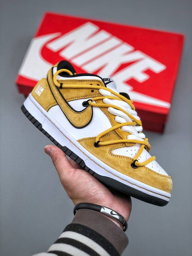 390支持放店 Nike Sb Dunk Low 热血小子 绑带低帮休闲板鞋 Ct0856-105 #定制鞋盒 大厂纯原品质出货 超高清洁度 皮料切割干净无任何