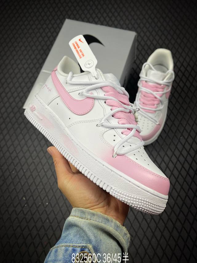 340 C支持放店 公司级 Nike Air Force 1 Low’07 空军一号低帮休闲板鞋 定制皮料 原楦原纸板 纯正空军版型 内置全掌气垫 货号：Gq2