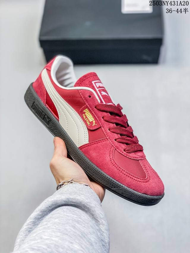120 adidas Originals Gazelle 舒适百搭 防滑透气 低帮 板鞋 男女同款 大红德训鞋 adidas Gazelle 复古运动鞋诞生于