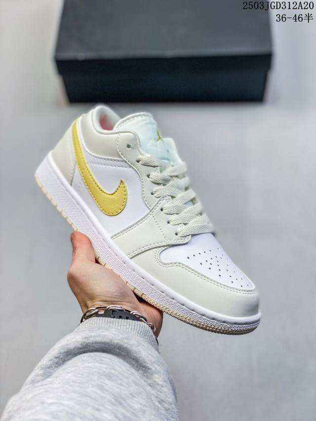 160 头层公司级真标带半码！ 耐克Nike Air Jordan 1 Mid“ Aj1 乔1代 乔丹一代低帮系列经典复古文化休闲运动篮球鞋采用头层皮与牛剖革鞋