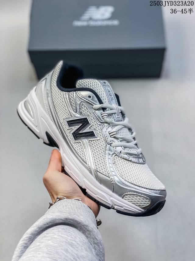 200 真标带半码 new Balance Nb 740 柔软舒适防滑耐磨 低帮 休闲跑步鞋 男女同款 白银黑出货了36-45带半码 编码：03Jyd323A2