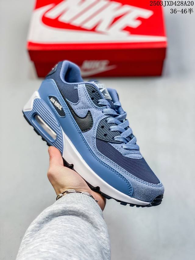 180 公司级Nike Air Max 90 初代复古气垫百搭休闲运动慢跑鞋复古小气垫史上第一双可视气垫跑鞋 凭借着 Air Max 气垫带来的舒适脚感和鞋面面