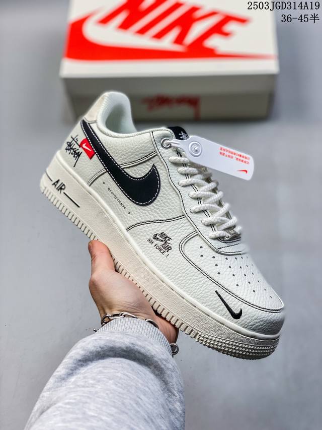 160 公司级带半码 af1耐克 Nike Air Force 1 ‘07 Low 空军一号 厚底增高百搭运动板鞋 原楦头原纸板 打造纯正空军版型，专注外贸渠道