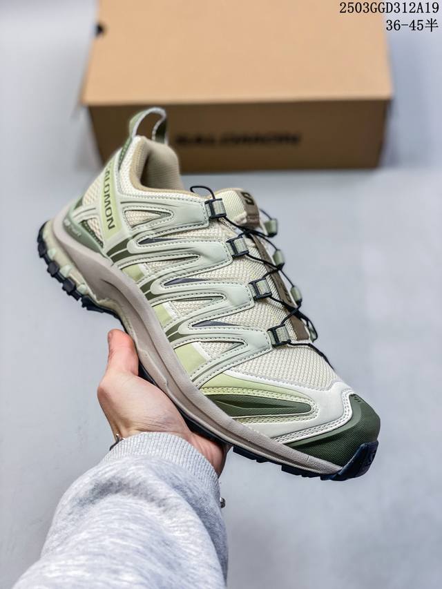 290 公司级Salomon Xa Pro Xt-6 Expanse萨洛蒙户外越野跑鞋 鞋面采用Sensifit贴合技术 全方位贴合包裹脚型 鞋跟部鞋底牵引设计