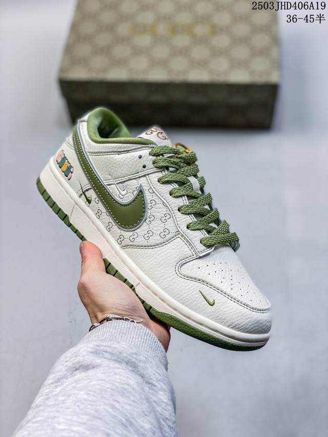 170 nike Sb Dunk Low“斯图西系列——织布炫彩白勾” 周年高端定制 低帮休闲板鞋 定制鞋盒 大厂纯原品质出货 超高清洁度 皮料切割干净无任何毛