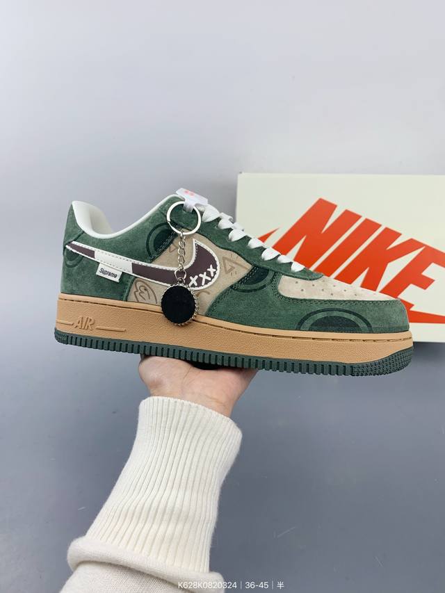 ：300 公司级Nike Air Force 1 '07 Low 空军一号 低帮 运动鞋 休闲鞋 折边针车 工艺难度大 原楦头原纸板 原装鞋盒 定制五金配件