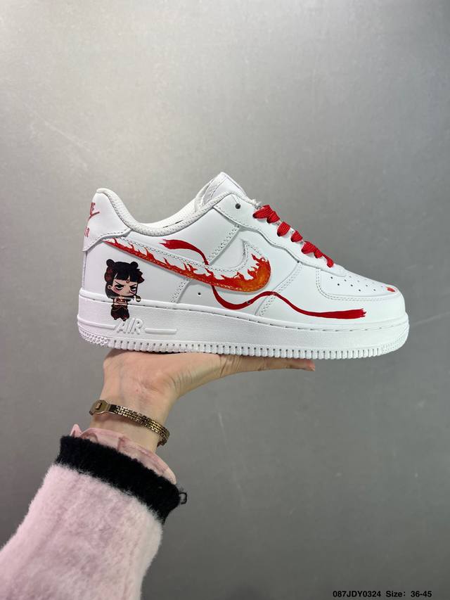 140 Nike Air Force 1 Low’07 空军一号低帮休闲板鞋 定制皮料 原楦原纸板 纯正空军版型 内置全掌气垫 货号：男 Cw2288-114