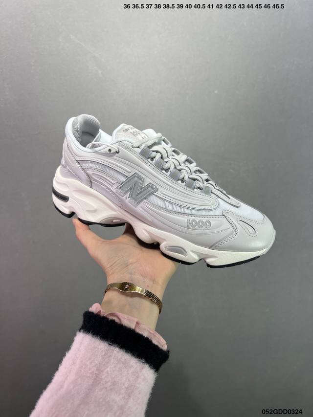 260 公司级新百伦New Balance 1000 系列低帮复古老爹风休闲运动跑步鞋 new Balance 在不同配色上其鞋面材质呈现不同感觉，无论是运动风