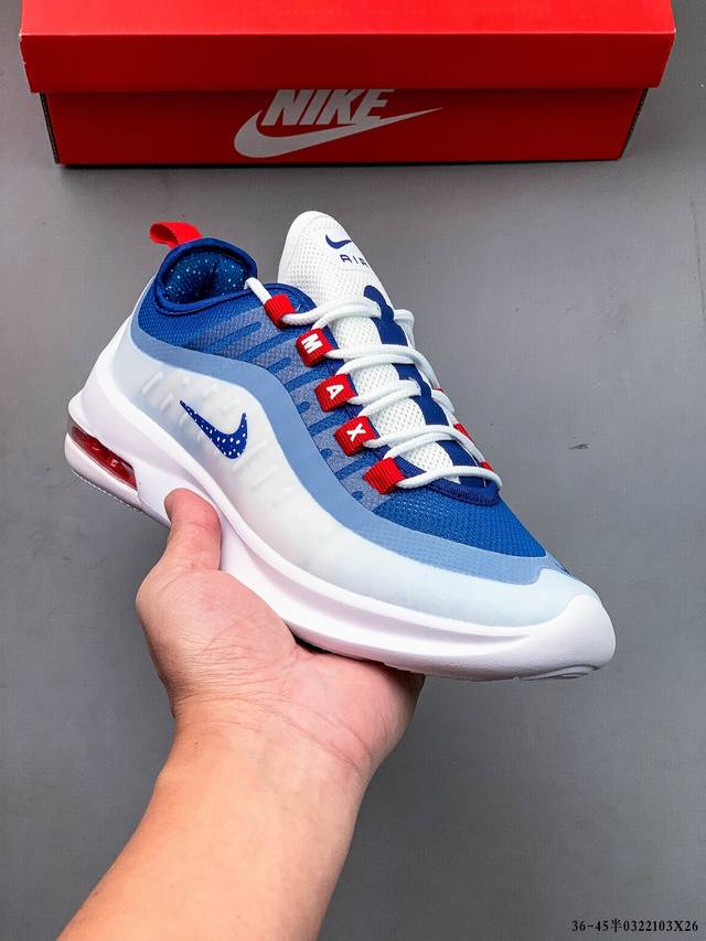 180 公司级！耐克 Nike Air Max Axis 半掌气垫减震舒适运动慢跑鞋 0322103X26
