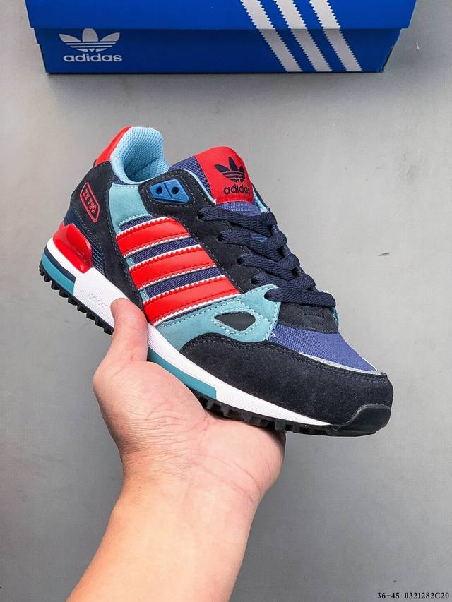 140 阿迪达斯 Adidas Originals Zx750 三叶草 经典复古校园休闲运动鞋 0321282C20
