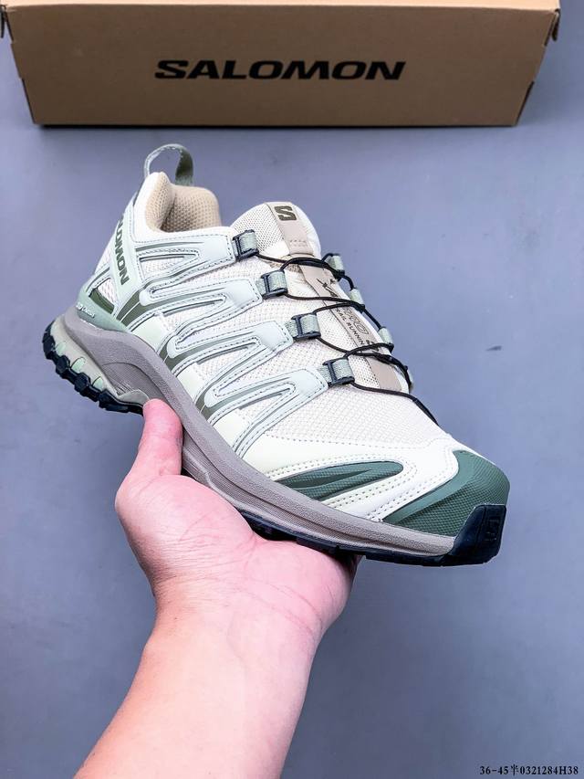 260 salomon Xa Pro 3D Adv 萨洛蒙 户外越野跑鞋 鞋面采用Sensifit贴合技术 全方位贴合包裹脚型 鞋跟部鞋底牵引设计 提供强大的抓