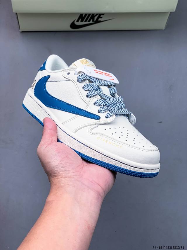 230 公司级头层！耐克Nike Air Jordan 1 Low Aj1乔1 低帮潮流缓运动休闲板鞋。Aj1 低帮拼接 完美版型真头层牛皮# 内置缓震气垫 原