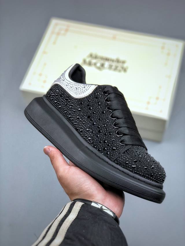 450支持放店 Alexander Mcqueen 亚历山大麦昆 闪钻/水钻配色系列 市面高端版本 高端品质独家出货 各方面做工细节完全区别市场版本 原版私模大