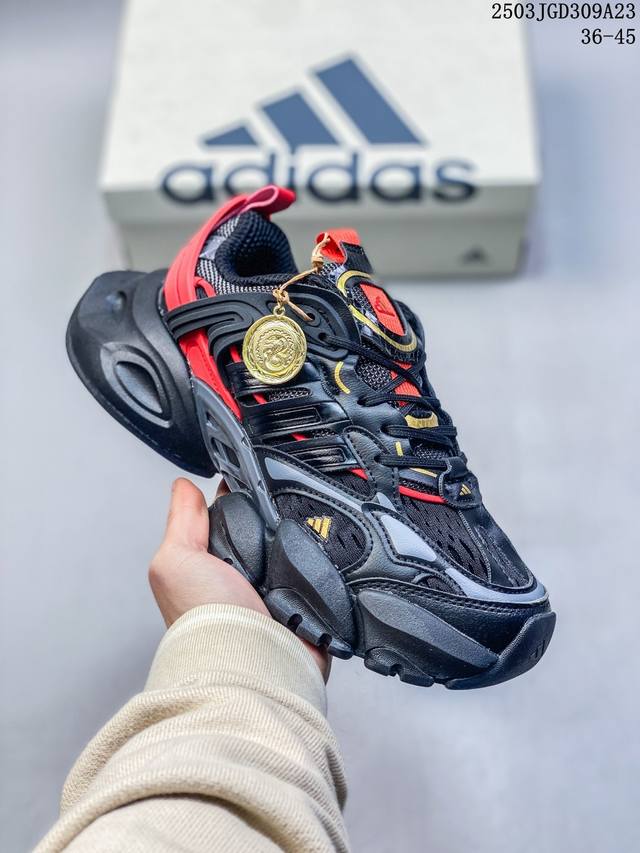 160 adidas阿迪达斯男女鞋Xlg Runner银白机甲鞋低帮休闲跑步鞋Jp7490 尺码：36-45半 编码：03Jgd309A23