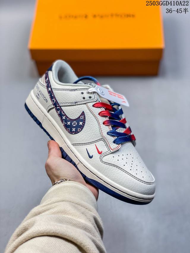 290 海外爆款限量发售！公司级 Nike Sb Dunk Low“迪奥联名——迪奥印花灰勾” 高端定制 低帮休闲板鞋 定制鞋盒 大厂纯原品质出货 超高清洁度