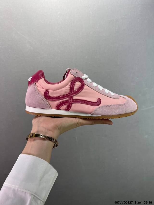 220 公司级罗意威/Loewe 2025 | Ballet Runner 2.0 早春新款爆款芭蕾舞鞋 不对称鞋头造型 外贸出口订单 广东原厂 作为Loewe