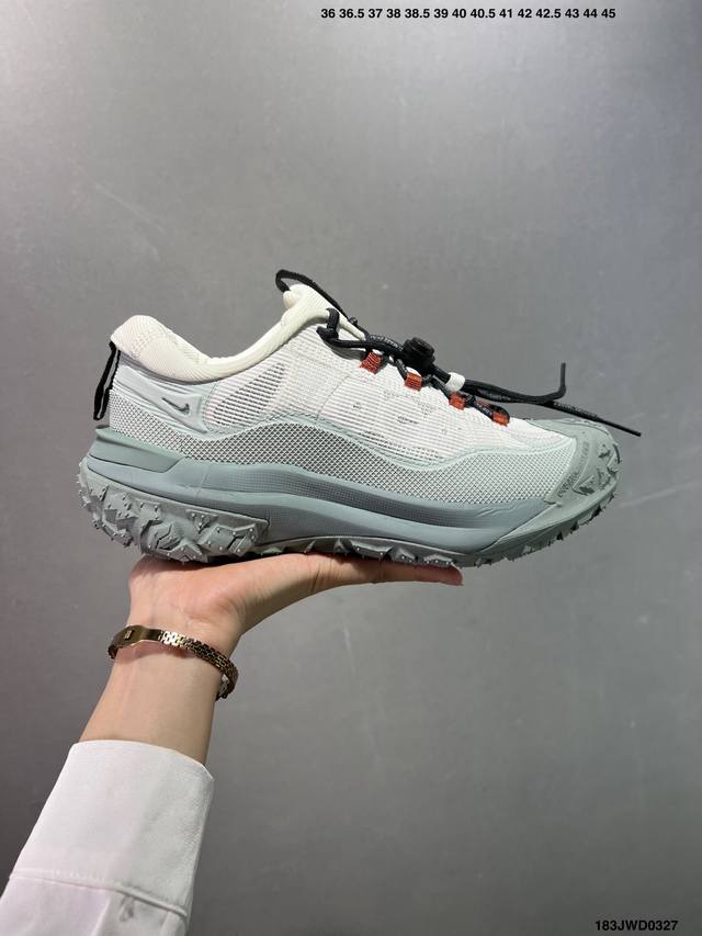 210 公司级Nike Acg Mountain Fly 2 Low Acg山脉2代系列低帮户外登山越跑徒步休闲运动鞋 货号:Fh5700-121 尺码:36