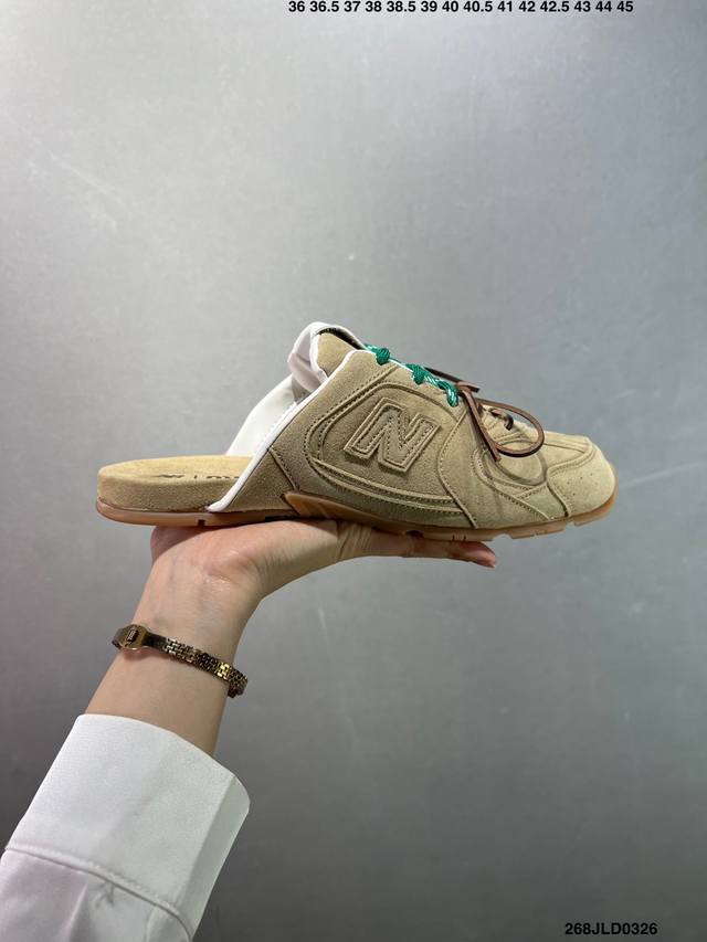 230 公司级 Miu Miu X New Balance联名款半拖鞋 new Balance 530 学院风 公司级版本 联名款只保留了旧版Nb530 的流线