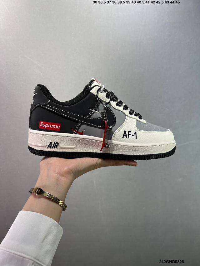 290 公司级Nike Air Force 1 ‘07 Low 空军一号 低帮 运动鞋 休闲鞋 折边针车 工艺难度大 原楦头原纸板 原装鞋盒 定制五金配件 内置