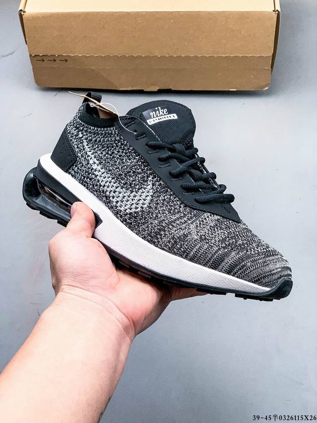 180 真标半码！耐克Nike Air Max Flyknit Racer 复古后置气垫缓震运动休闲鞋 0326115X26
