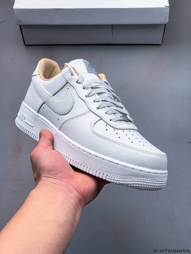 180 头层真标！耐克Nike Air Force 1 Low 空军一号低帮经典百搭休闲板鞋 0326481X26