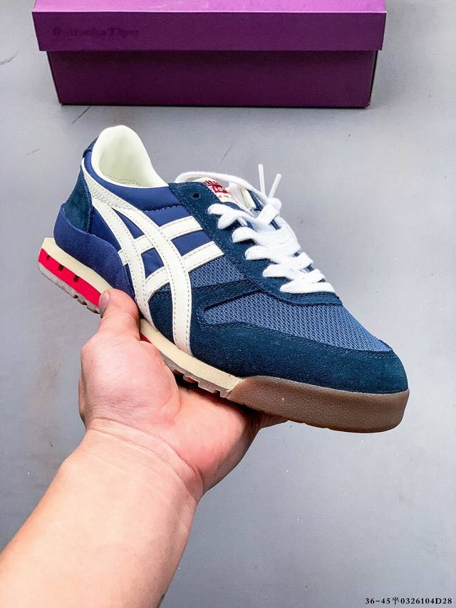 200 亚瑟士Asics Onitsuka Tiger Ultimate 81 Ex 40周年纪念款，鞋面采用头层皮＋反毛皮打造，从款式颜色造型上体现出追求舒适