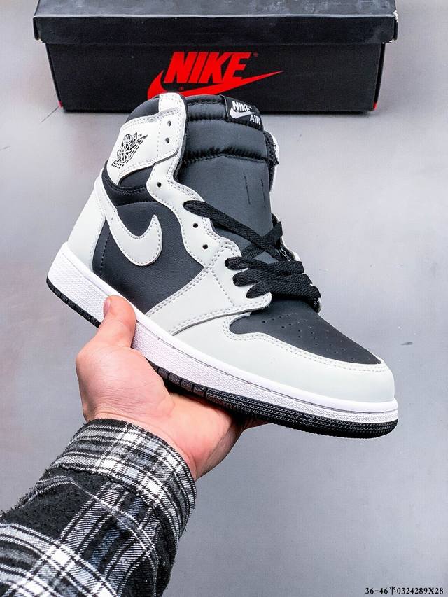 200 头层真标！耐克Nike Air Jordan 1 Aj1乔丹一代高帮复古文化休闲运动篮球鞋 0324289X28