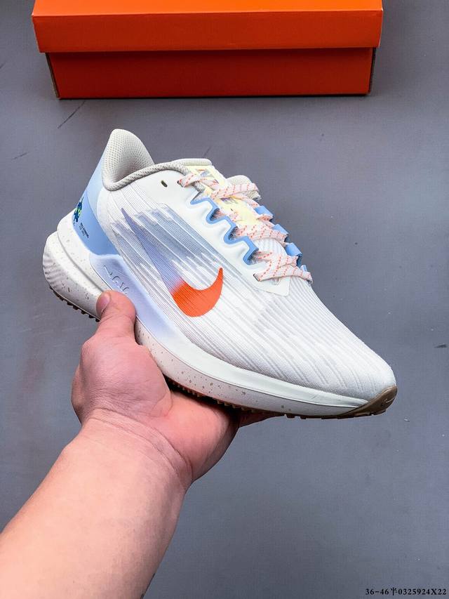 160 耐克Nike Zoom Winflo 9 登月W9轻质透气休闲运动跑步鞋。升级中底为Cushlon St，材质上更显得轻盈透气，耐磨性提高同时也使运动鞋