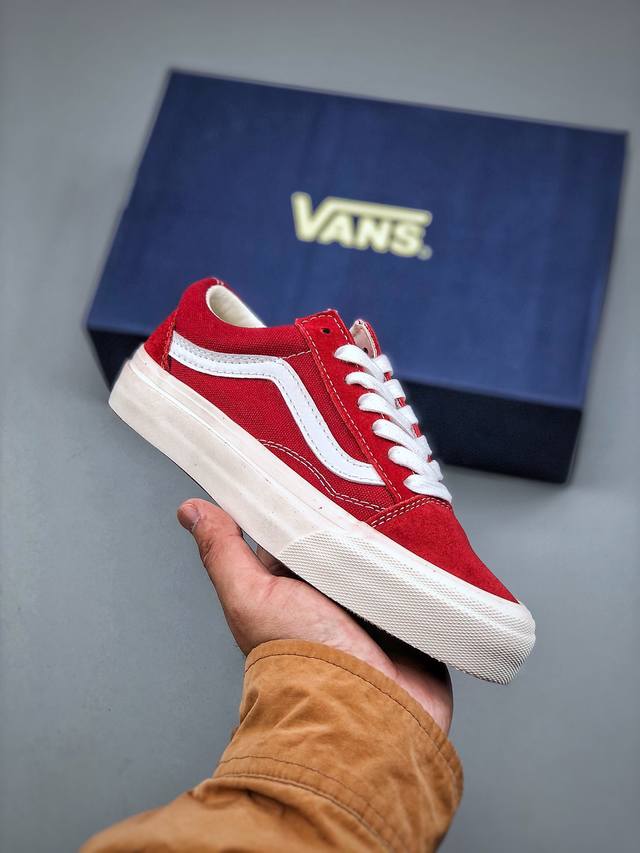 240支持放店 vans Premium Old Skool 高阶系列 重回复古街头巅峰 新款系列 马伯骞同款 张馨予同款 纯原复刻 抗疲劳鞋垫 由麂皮+帆布的