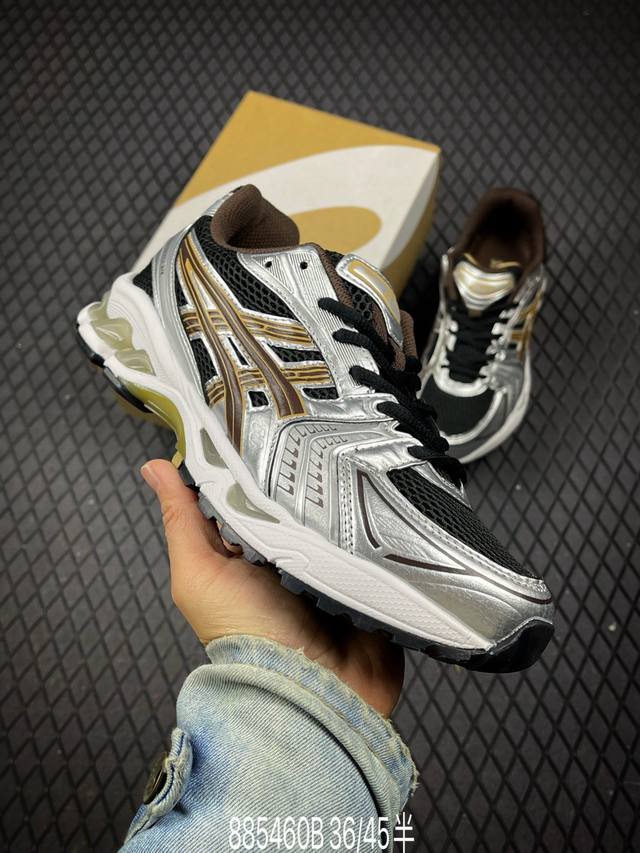 210 B支持放店 公司级Asics Gel-Kayano 14 公司级版本 亚瑟士运动休闲透气专业跑鞋 采用工程弹性双层再生针织密度鞋面材质 后跟3D可视Ge