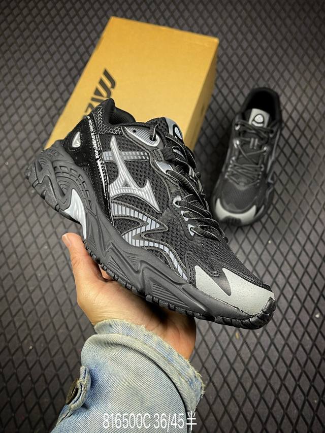 260 C支持放店 美津浓Mizuno Racer Adv 复古百搭 舒适 防滑耐磨透气网面 低帮 户外功能鞋 货号:D1Gh230101 尺码:36 36.5