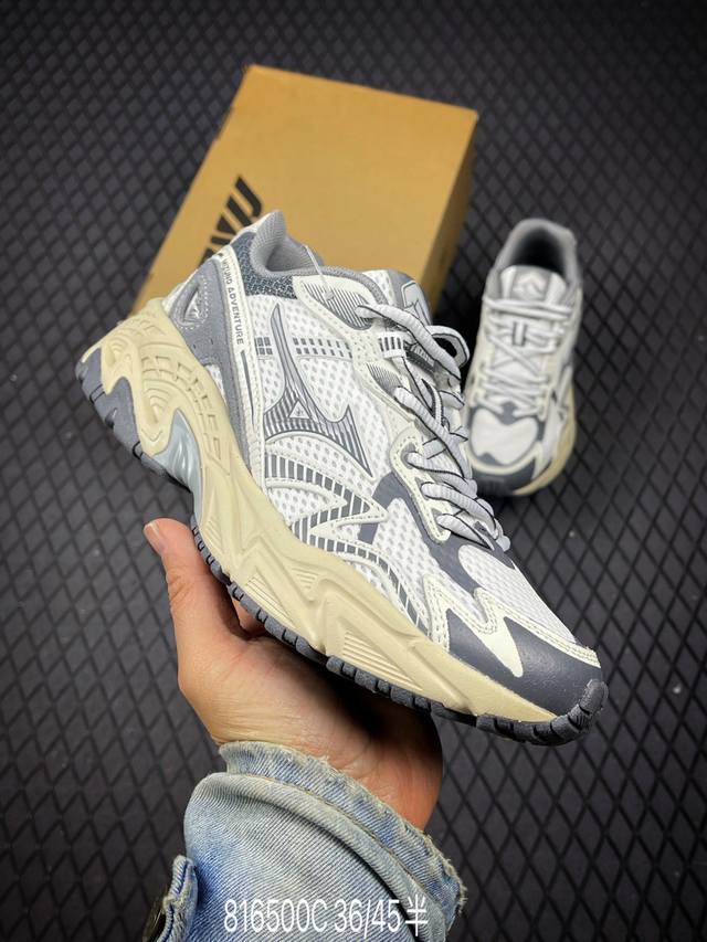260 C支持放店 美津浓Mizuno Racer Adv 复古百搭 舒适 防滑耐磨透气网面 低帮 户外功能鞋 货号:D1Gh230101 尺码:36 36.5