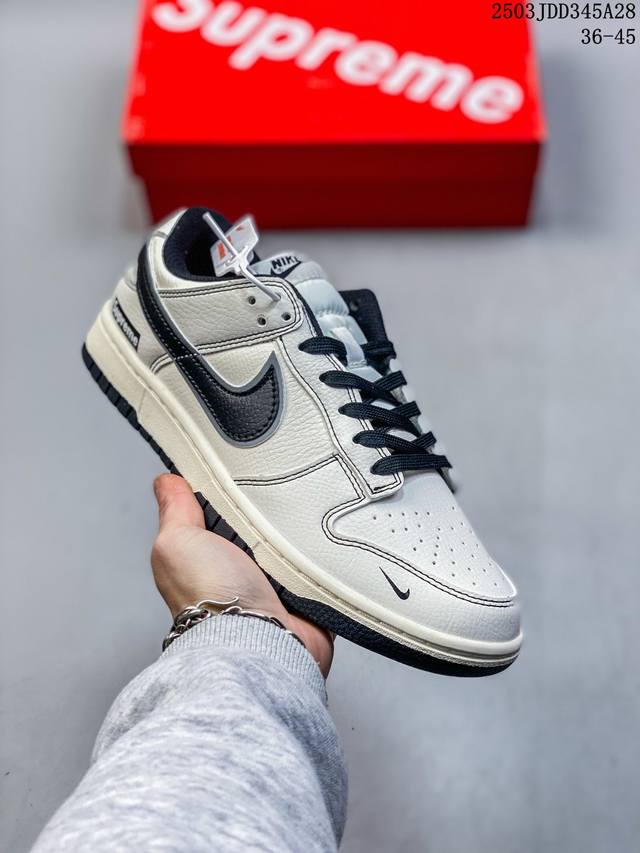 130 耐克Nike Sb Dunk Low 扣篮系列复古低帮休闲运动滑板板鞋。采用脚感柔软舒适Zoomair气垫，有效吸收滑板等极限运动在落地时带来的冲击力，