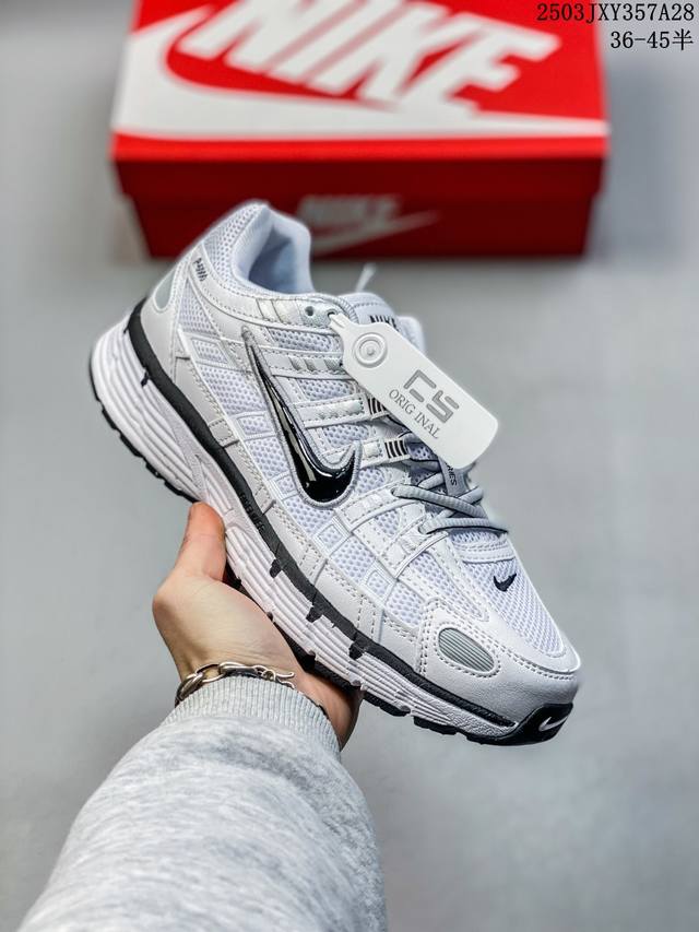 190 【公司级】耐克(Nike)休闲运动鞋P-6000Premium 轻便舒适透气防滑缓震耐磨跑步鞋。P-6000 是一款植根于 2000 年代风格的混合款式