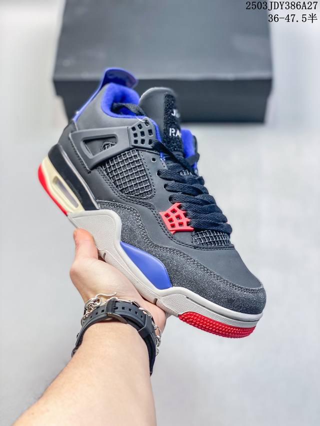 140 【真标】耐克 Nike Air Jordan 4 Retro Og迈克尔·乔丹Aj4代乔4 中帮复古休闲运动文化篮球鞋。秉承轻量化的速度型篮球鞋设计思想