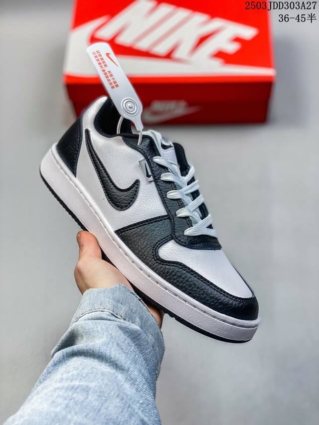 130 耐克Nike Ebernon Low Prem 休闲运动板鞋 低帮百搭透气休闲运动板鞋，经典耐用的设计，兼顾舒适脚感和出众风范，演绎匠心之作。结构性的支