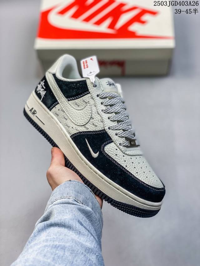 160 公司级带半码 af1耐克 Nike Air Force 1 ‘07 Low 空军一号 厚底增高百搭运动板鞋 原楦头原纸板 打造纯正空军版型，专注外贸渠道