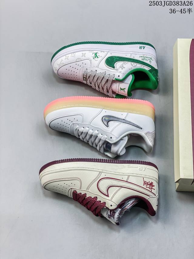 160 公司级带半码 af1耐克 Nike Air Force 1 ‘07 Low 空军一号 厚底增高百搭运动板鞋 原楦头原纸板 打造纯正空军版型，专注外贸渠道