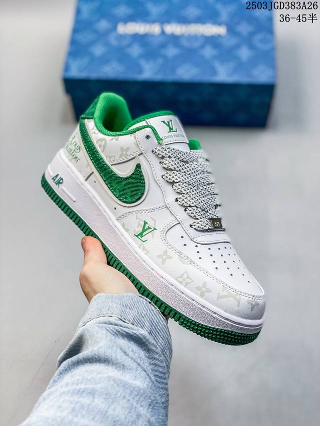 160 公司级带半码 af1耐克 Nike Air Force 1 ‘07 Low 空军一号 厚底增高百搭运动板鞋 原楦头原纸板 打造纯正空军版型，专注外贸渠道