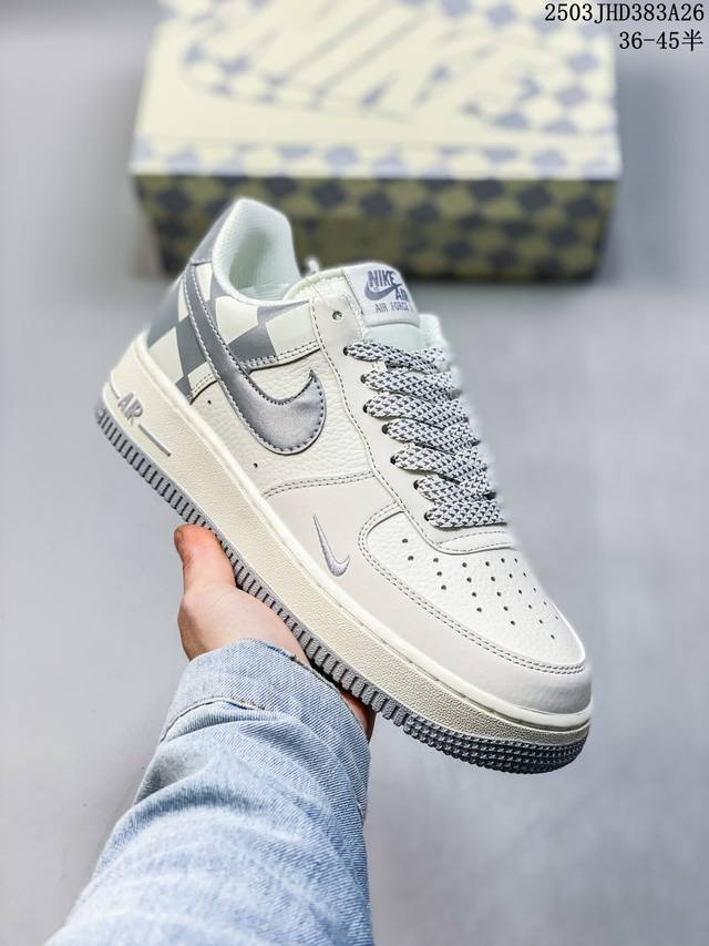 170 公司级带半码 af1耐克 Nike Air Force 1 ‘07 Low 空军一号 厚底增高百搭运动板鞋 原楦头原纸板 打造纯正空军版型，专注外贸渠道