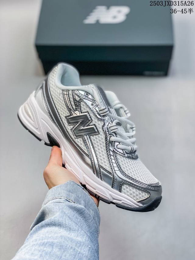 180 真标带半码 new Balance Nb 25年新款男鞋女鞋休闲复古跑步运动老爹鞋U740Wm2 尺码：见图 编码：03Jxd315A26